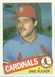 1985 Topps Baseball Cards      421     Dave Rucker